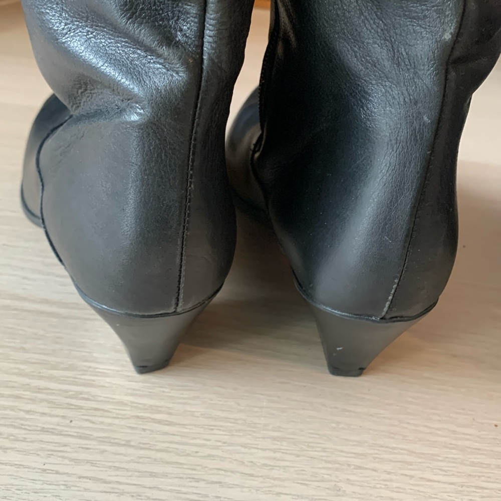 NWOT Made in Italy black boots - Picture 4 of 9